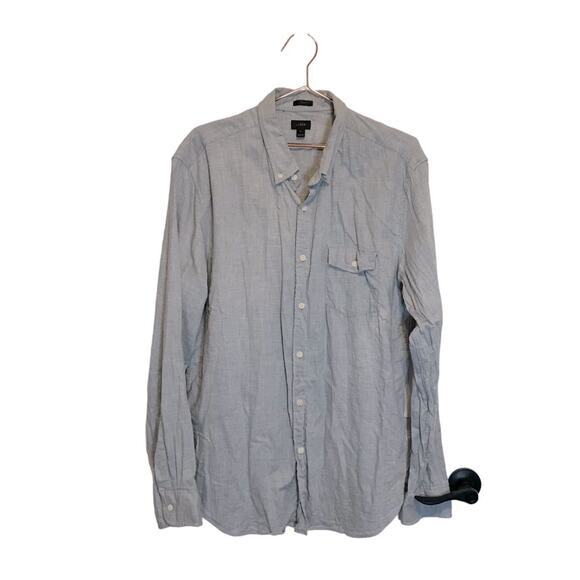 J. Crew Other - J crew gray slim fit long sleeved collared shirt size XL